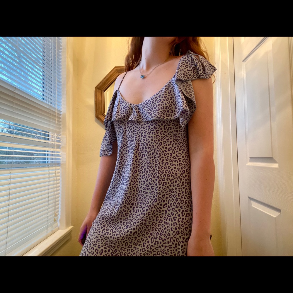Leopard print dress